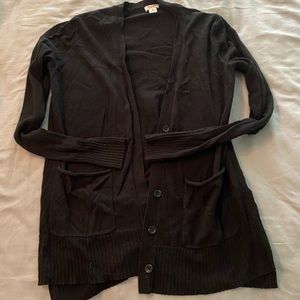 Black cardigan